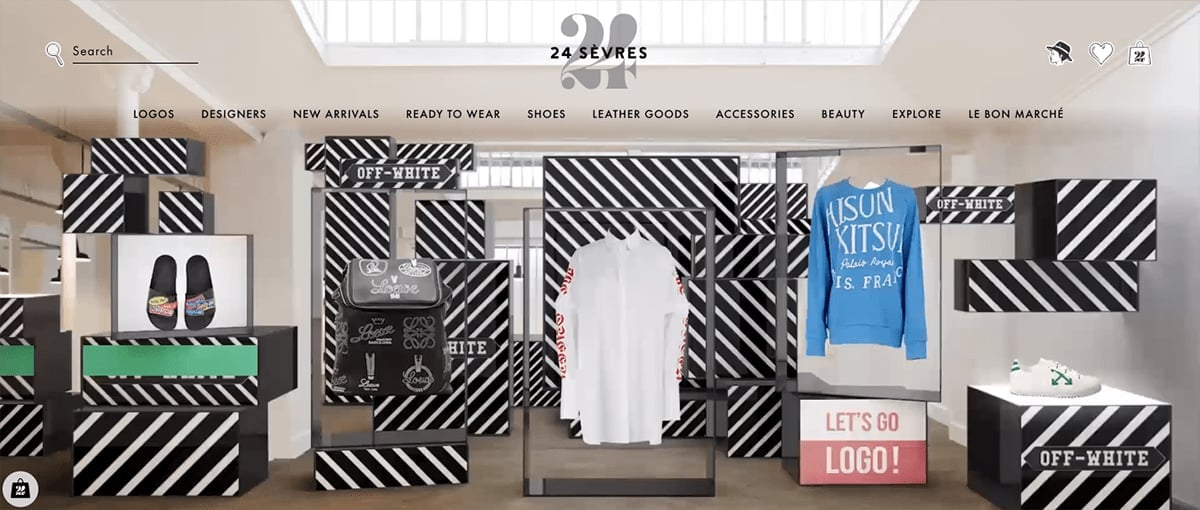 24 Sevres multibrand eCommerce Website Visual Display Future of Online Luxury Retail Luxe Digital
