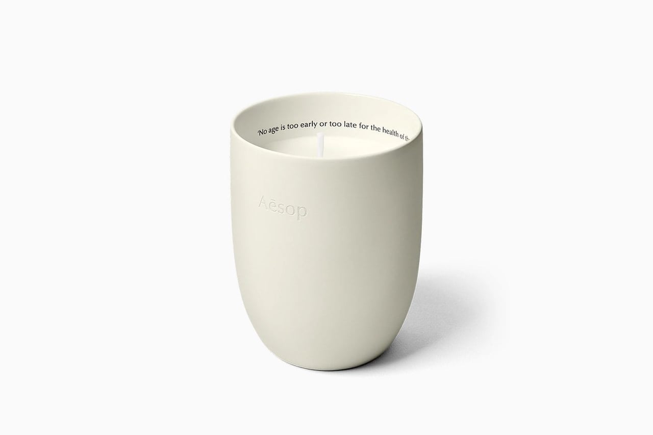 Aesop scented candles home fragrance Ptolemy Aromatique Candle - Luxe Digital