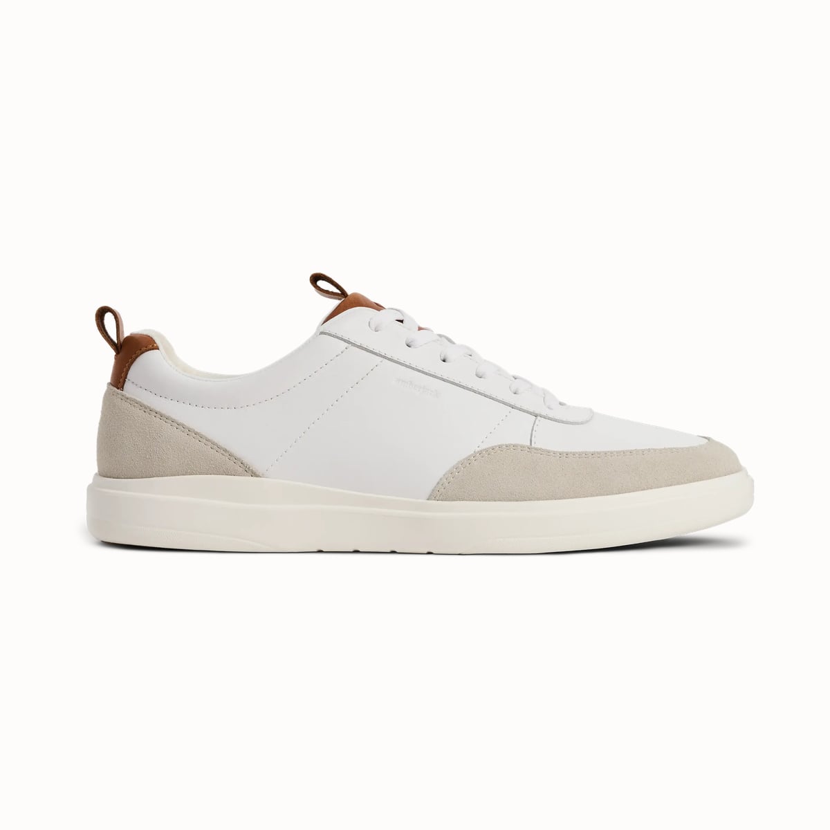 semi formal attire men amberjack the court leather sneakers - Luxe Digital