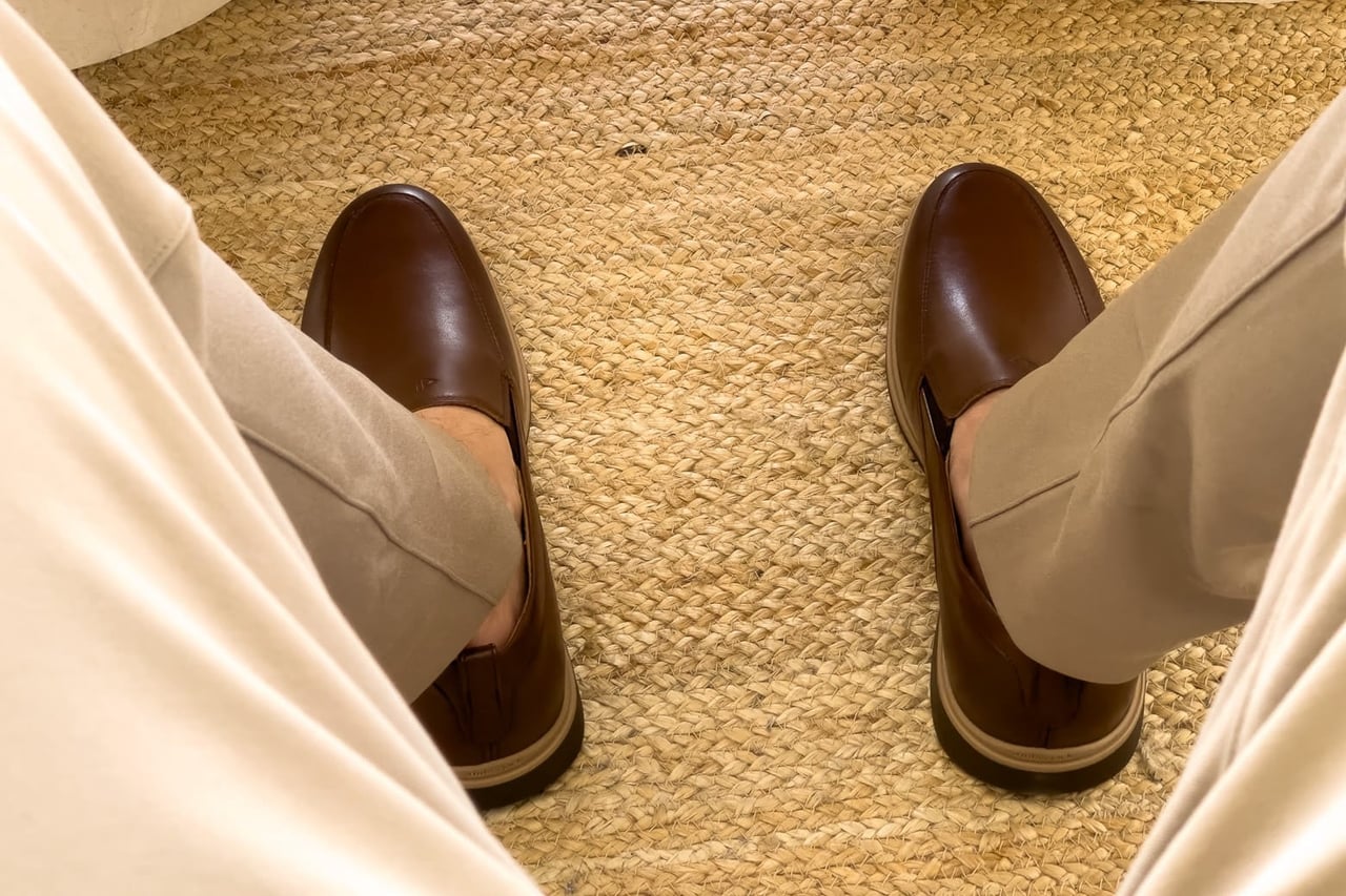 Amberjack Slip-On review on feet - Luxe Digital