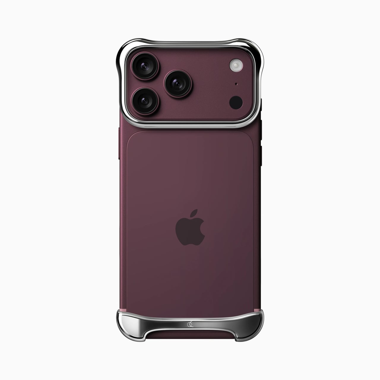 Arc Pulse case in Silver on an iPhone - Luxe Digital
