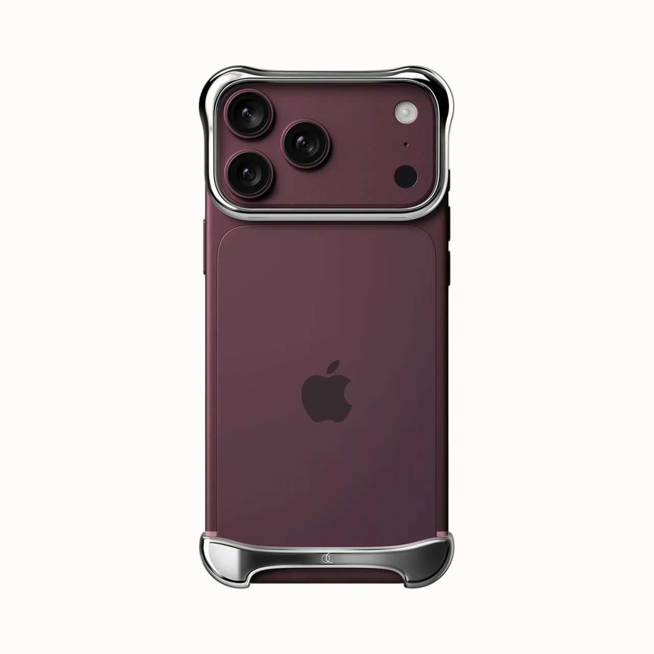 Arc Pulse case in Silver on an iPhone - Luxe Digital