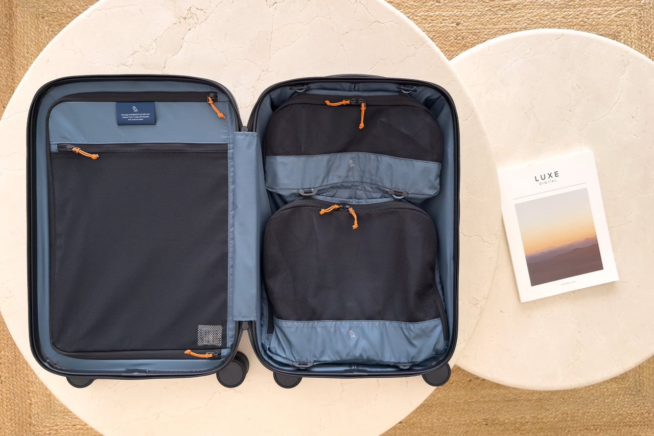 Bellroy Transit Carry-On Review opened - Luxe Digital