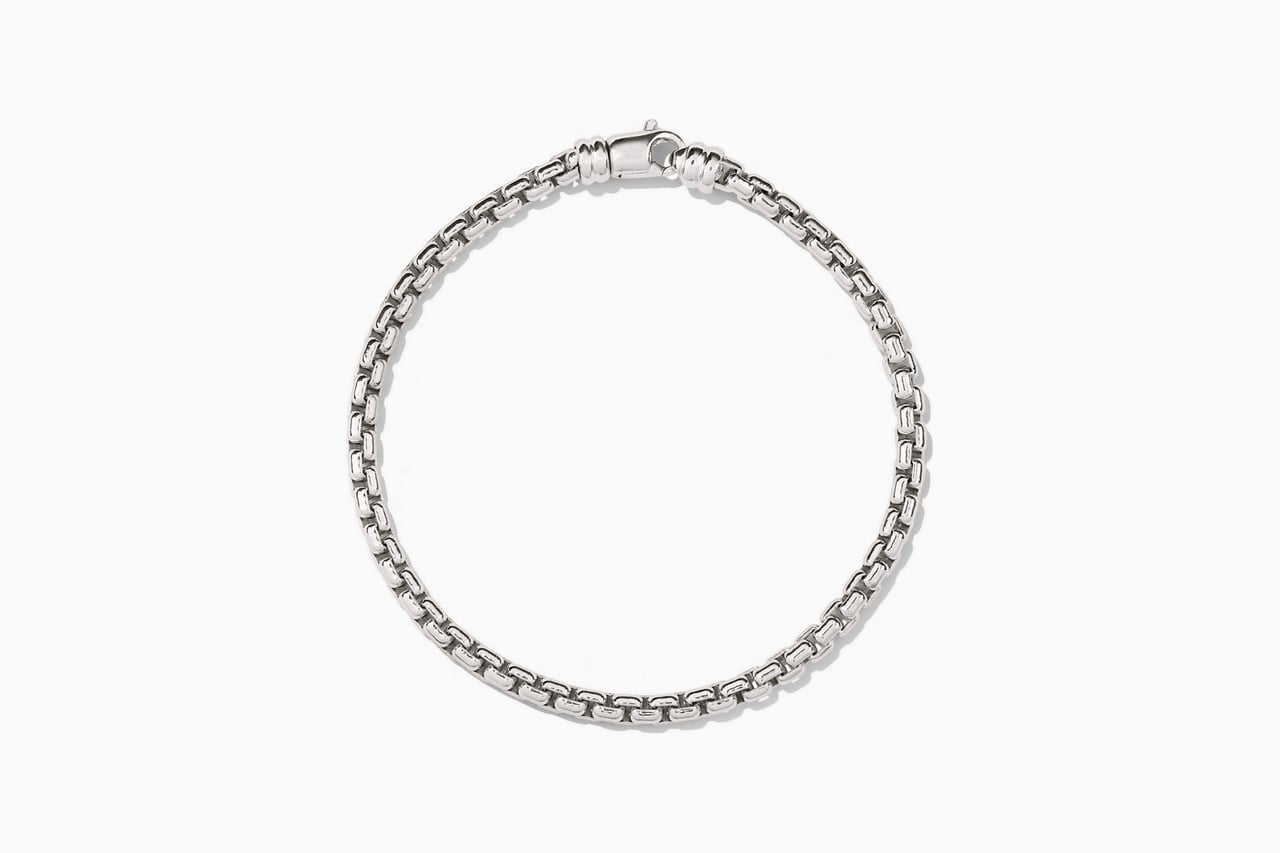 best bracelets men mejuri round box chain review - Luxe Digital
