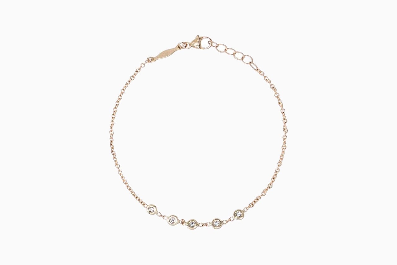 best bracelets women jacquie aiche yellow gold and diamond tennis bracelet review - Luxe Digital