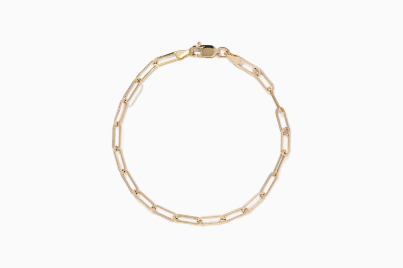 best bracelets men quince gold paperclip chain bracelet review luxe digital