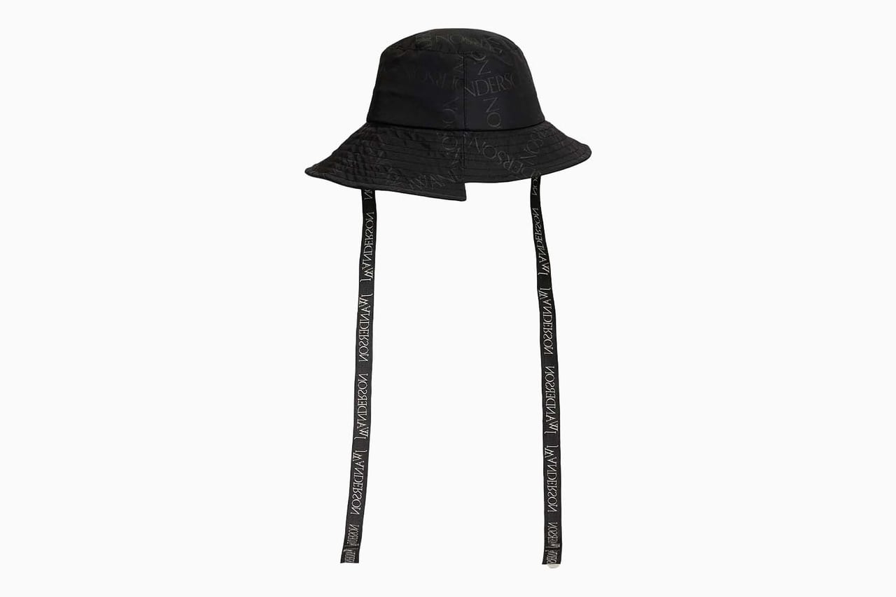 best bucket hats women jw anderson asymmetric tech bucket hat review - Luxe Digital