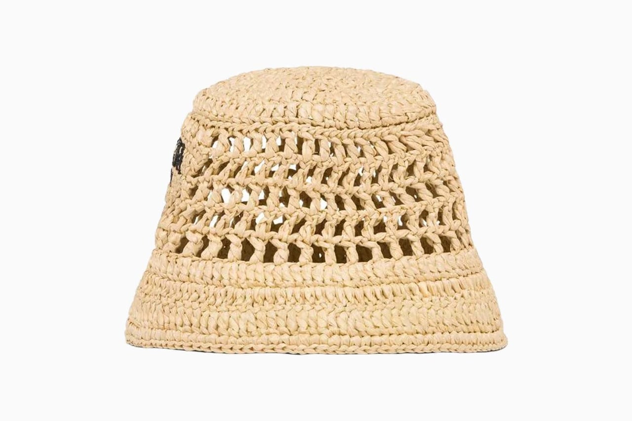 best bucket hats women prada raffia hat review - Luxe Digital