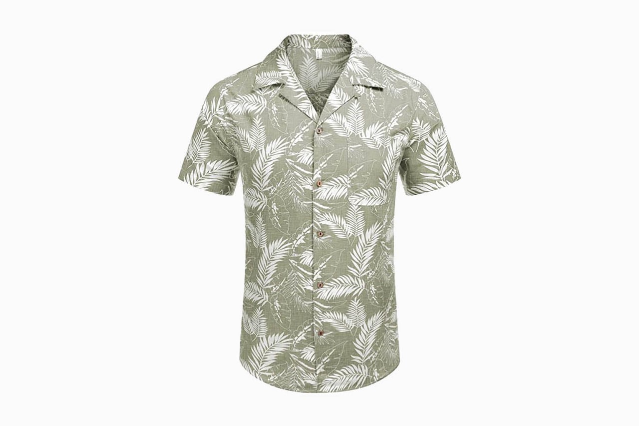 best casual shirts men coofandy hawaiian floral beach shirt - Luxe Digital