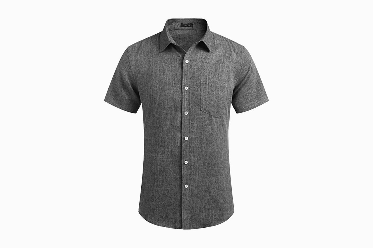 best casual shirts men coofandy short sleeve beach shirt - Luxe Digital