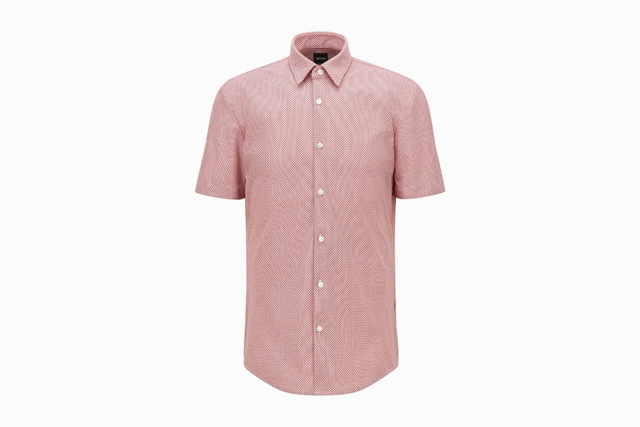 best casual shirts men hugo boss slim fit shirt - Luxe Digital