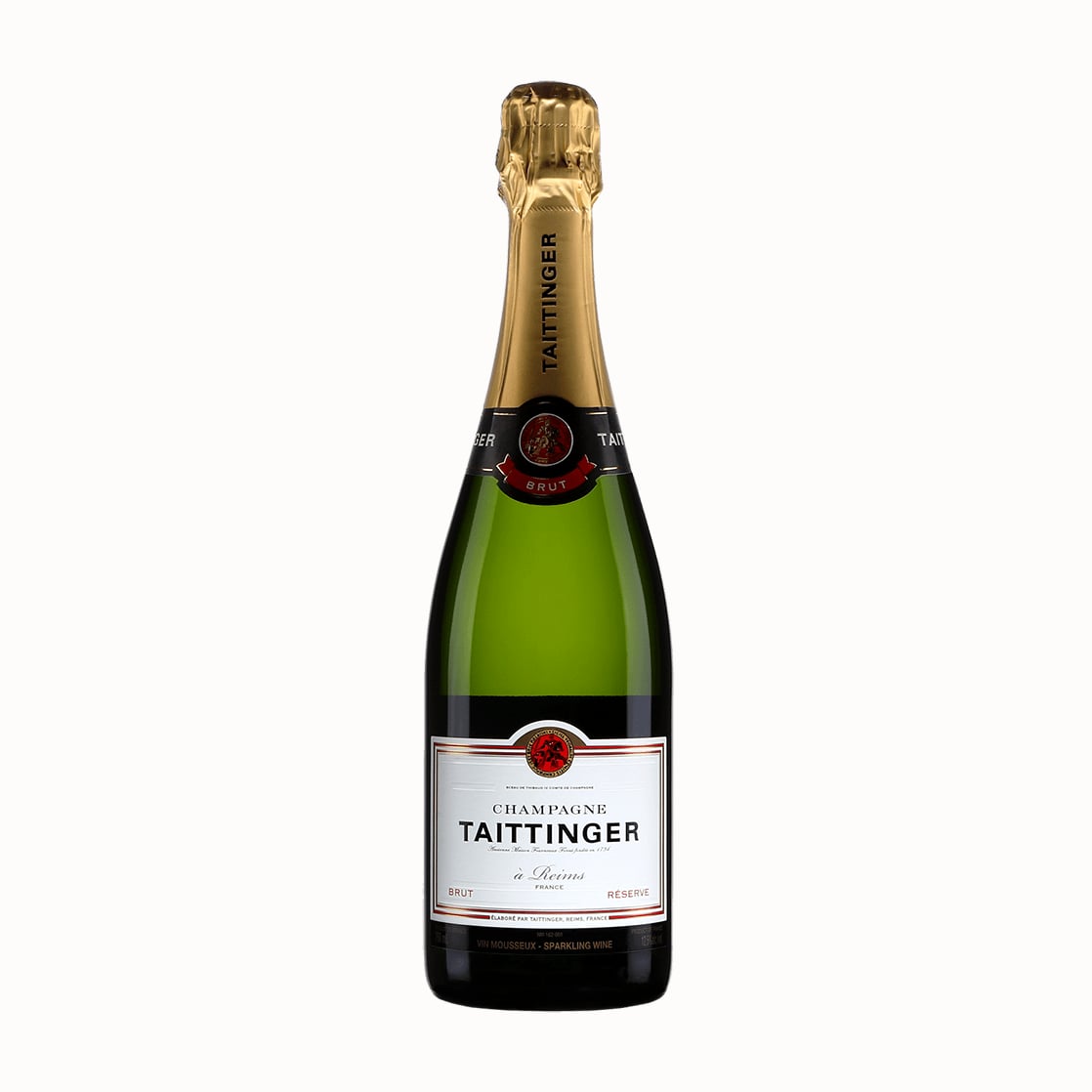 Taittinger Brut Réserve Champagne bottle
