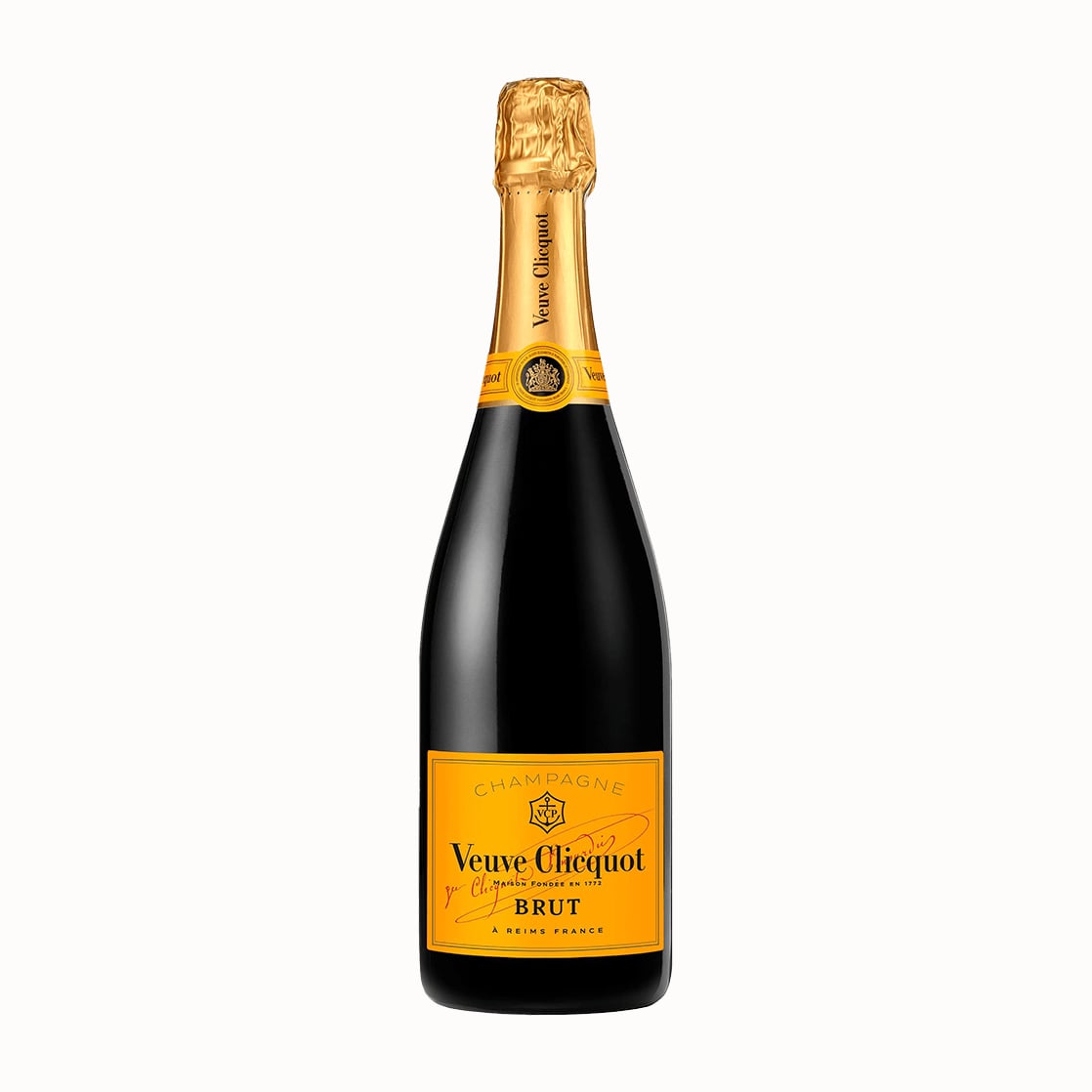 Veuve Clicquot Yellow Label brut Champagne bottle