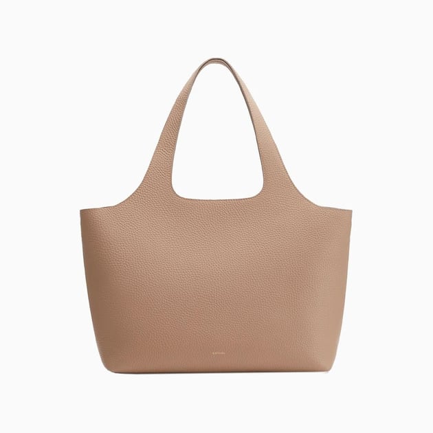 Cuyana System Tote leather diaper bag