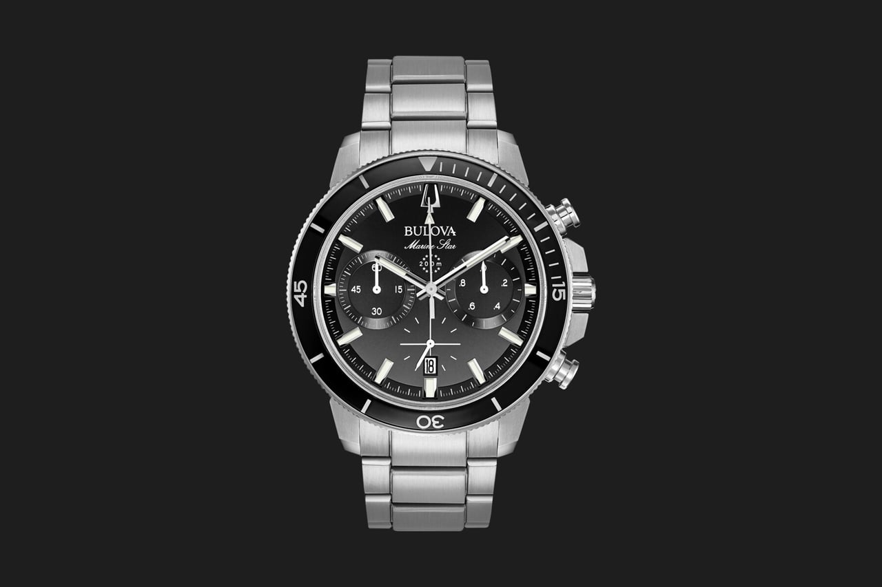 best dive watches bulova marine star chronograph - Luxe Digital