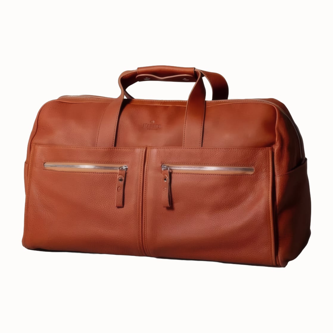 Harber London leather Weekender duffel bag