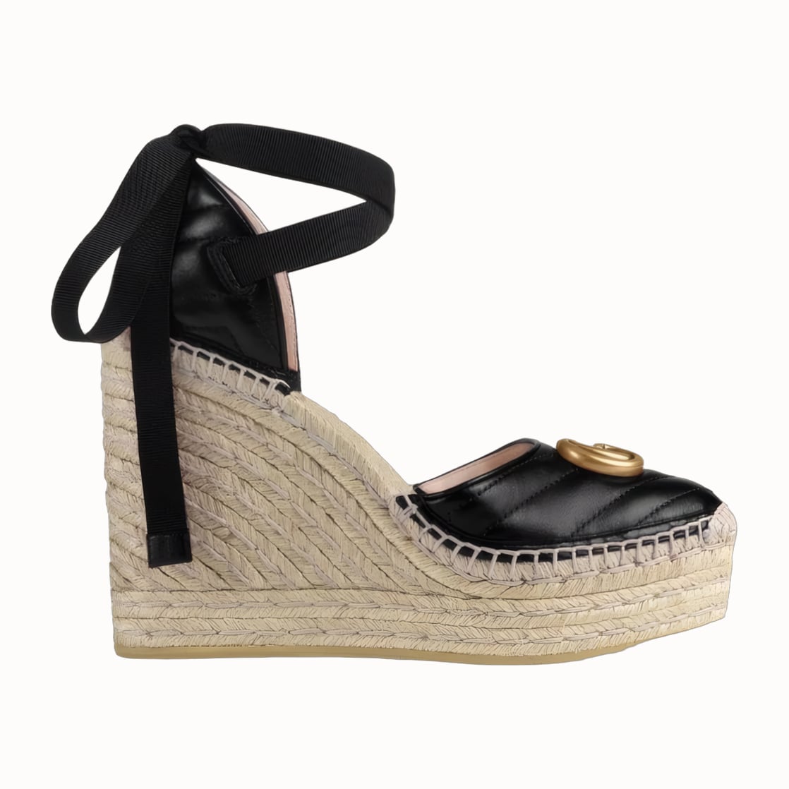 Gucci Leather Platform espadrilles