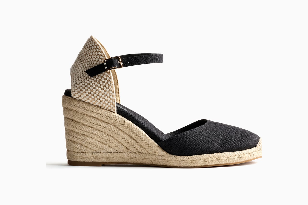 best espadrilles women quince canvas espadrille wedge sandal - Luxe Digital