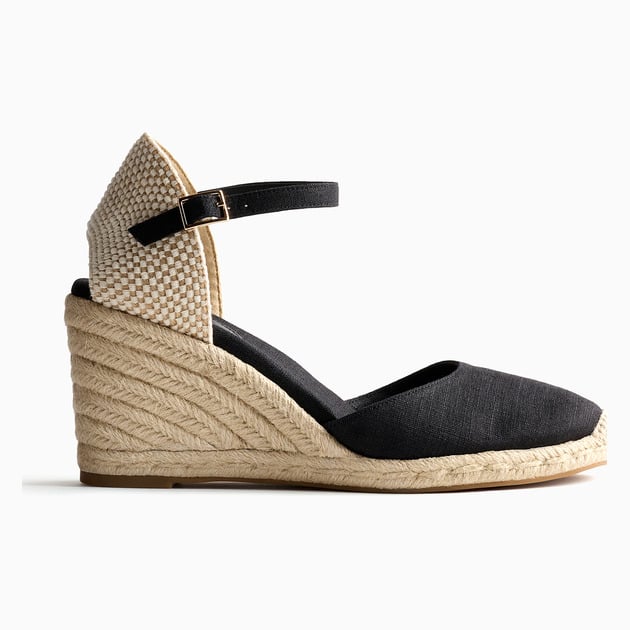 Quince Canvas Espadrille Wedge Sandal