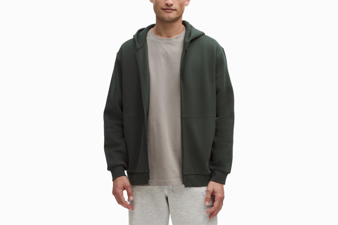 best hoodies men lululemon steady state full-zip - Luxe Digital