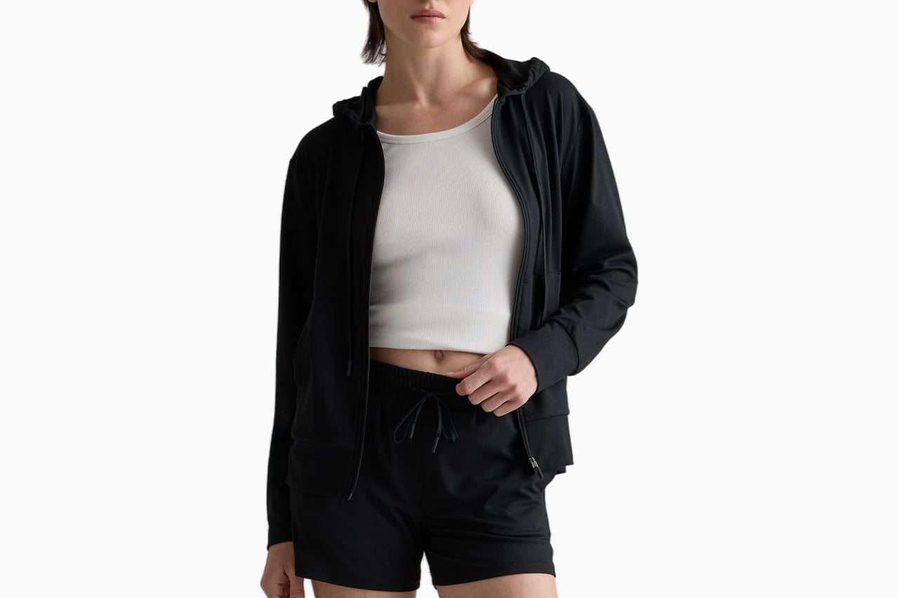 best hoodies women quince flowknit full zip hoodie review - Luxe Digital