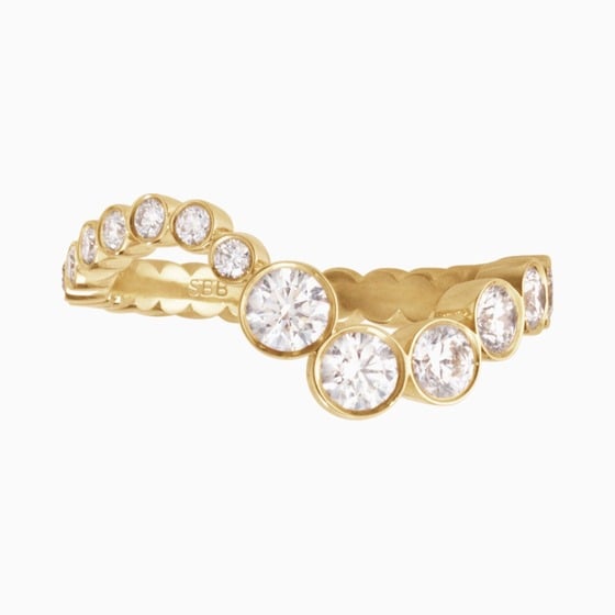 best jewelry brands sophie bille brahe ensemble ocean ring - Luxe Digital