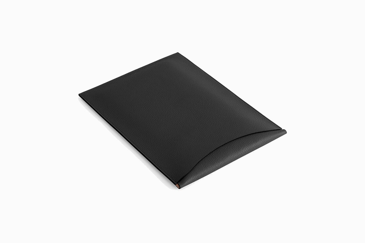 best laptop cases and sleeves cuyana convertible leather laptop sleeve - Luxe Digital