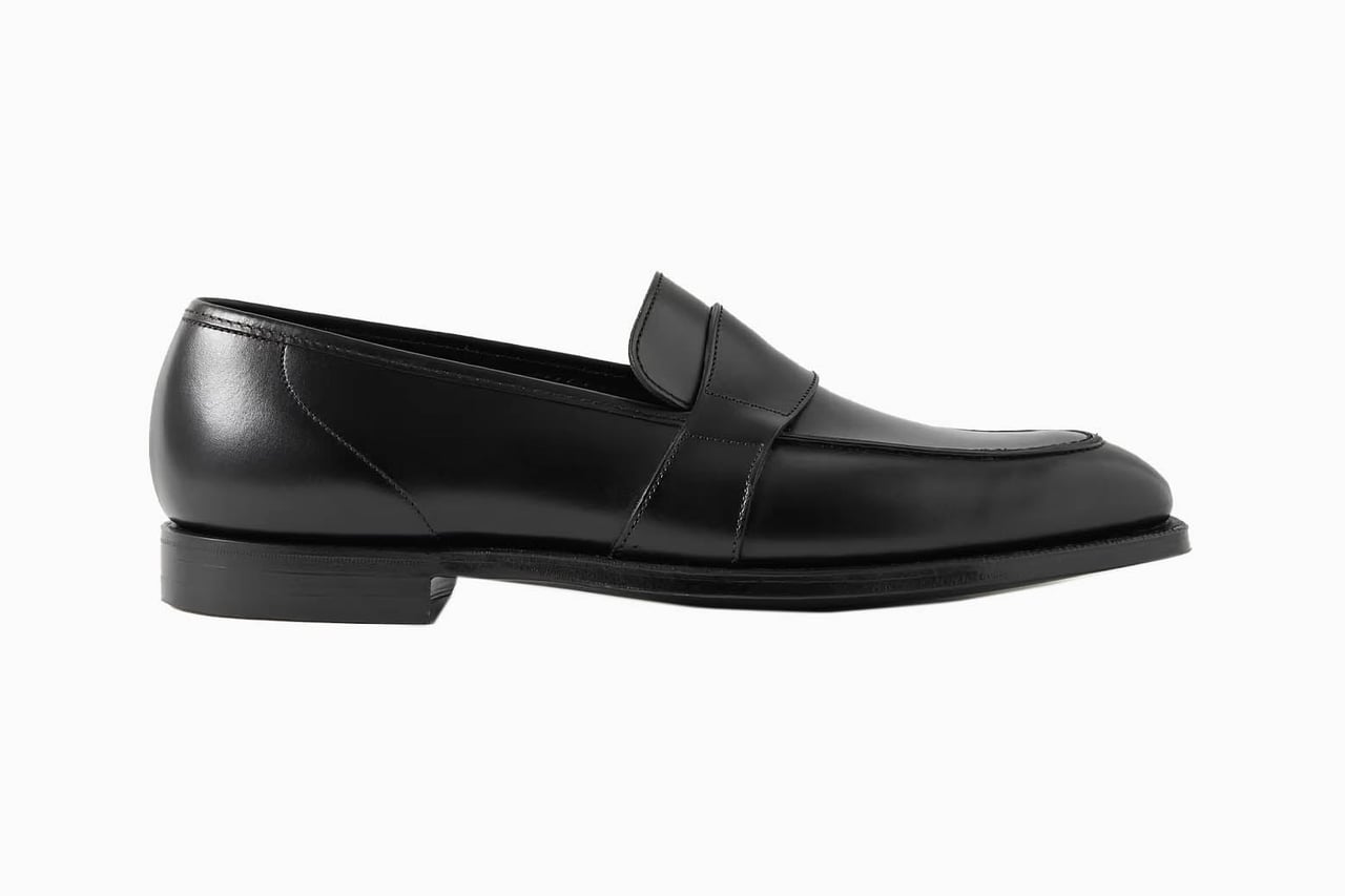 best loafers men george cleverley owen leather penny loafers - Luxe Digital