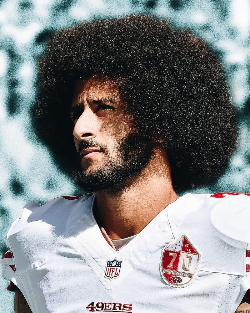 best long hairstyles men afro colin kaepernick - Luxe Digital