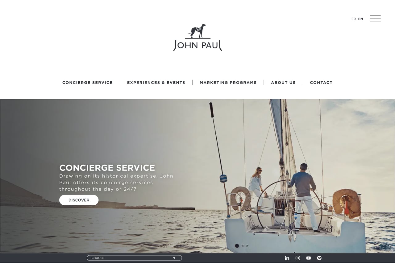 John Paul Group homepage