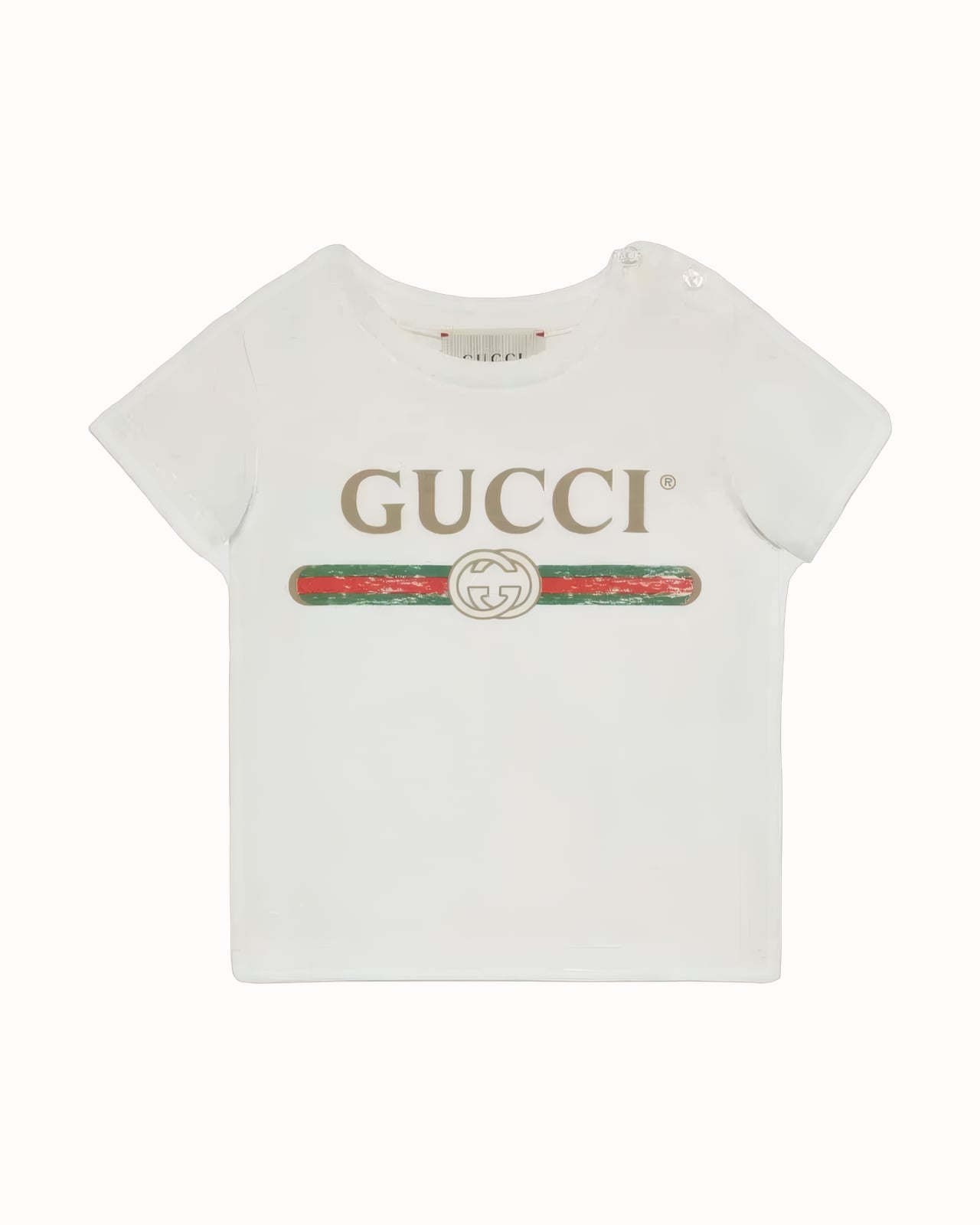 best luxury gift guide kids ideas gucci baby t shirt with gucci logo - Luxe Digital