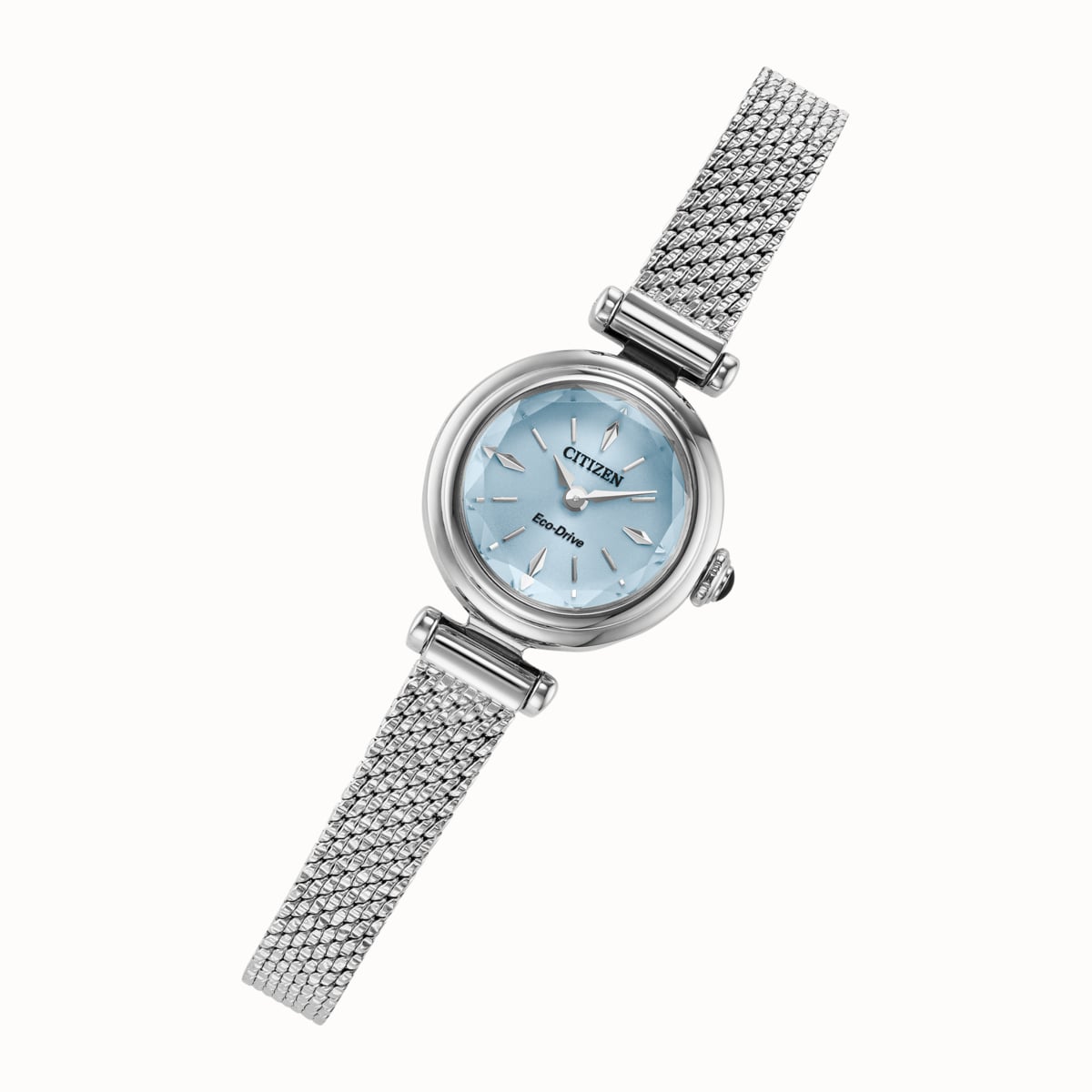 Citizen Fio watch with a light-blue dial