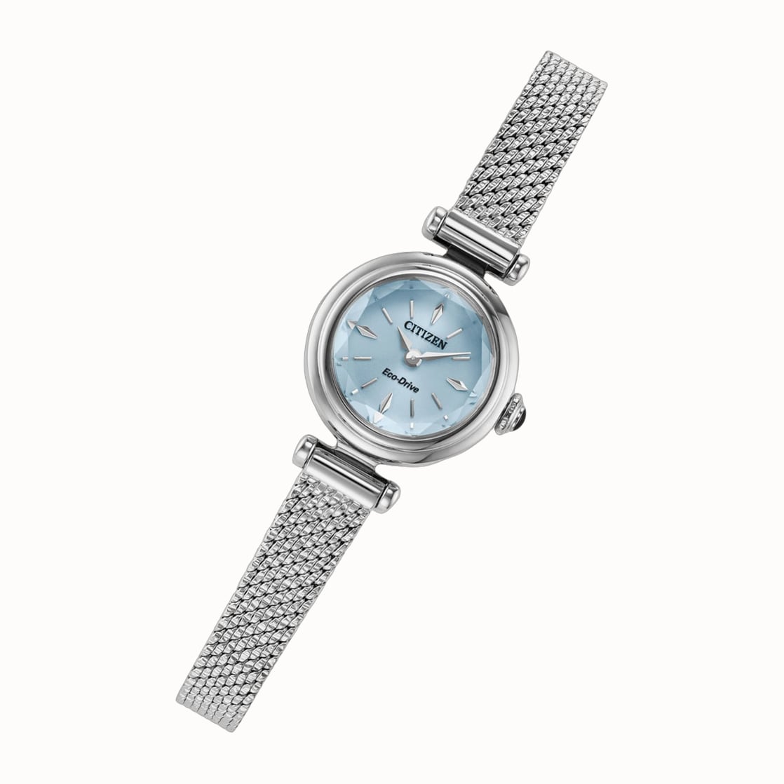 Citizen Fio watch with a light-blue dial
