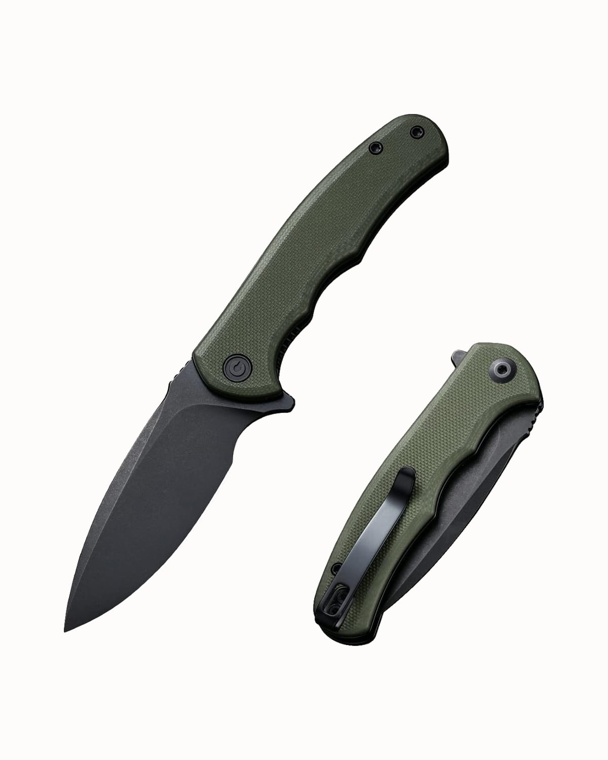 CIVIVI Mini Praxis folding pocket knife in green - Luxe Digital