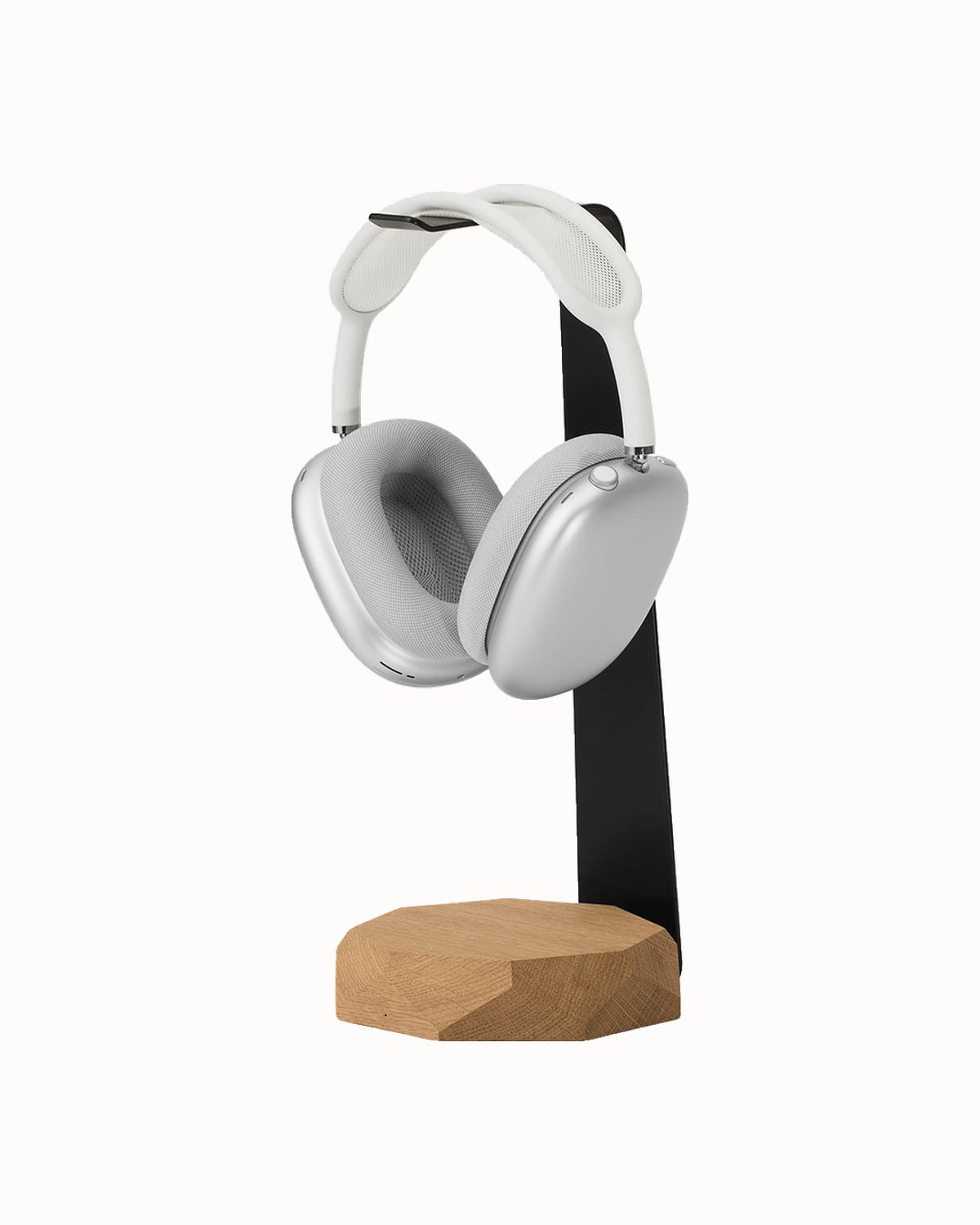 Oakywood walnut 2-in-1 headphones stand with headphones - Luxe Digital