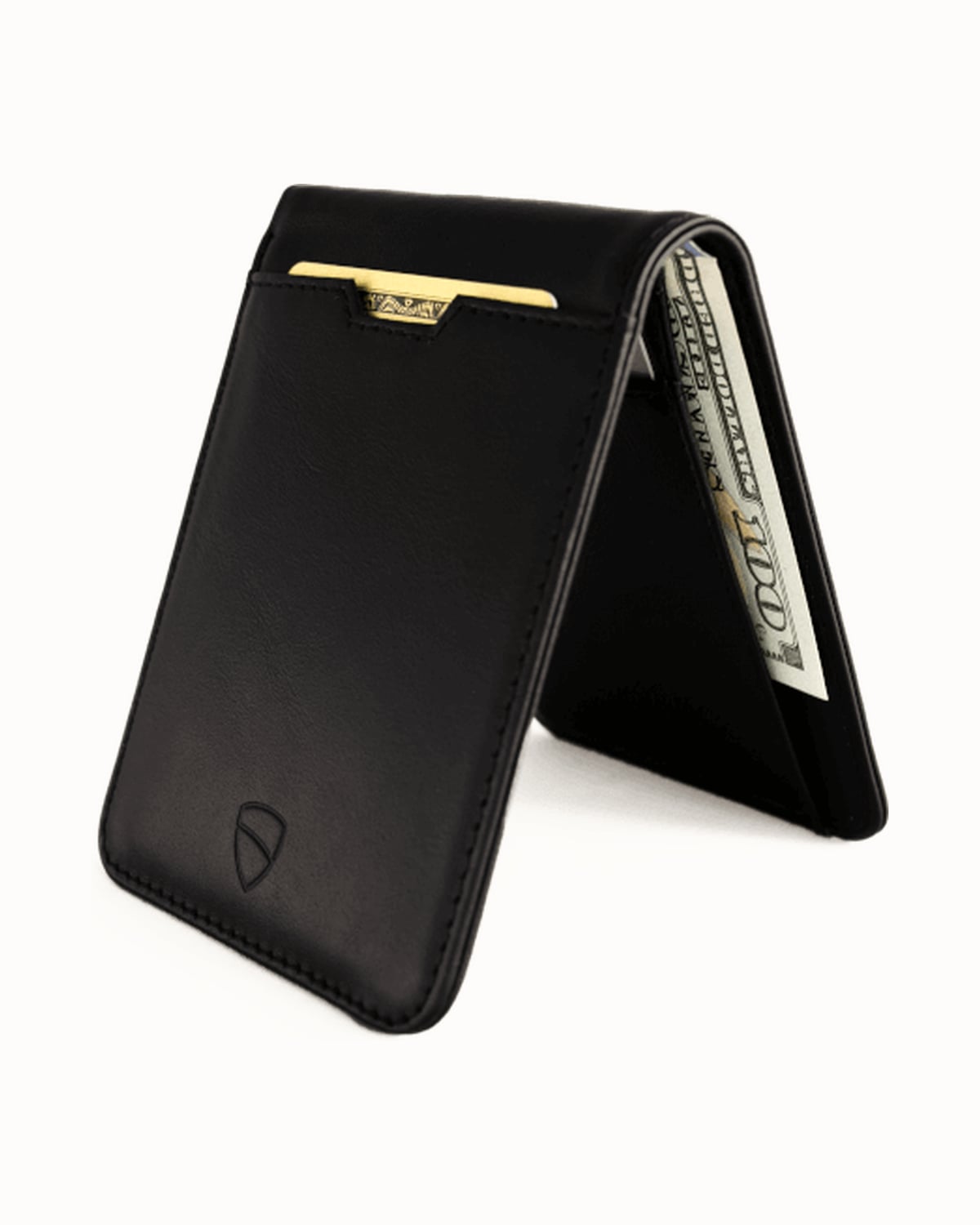 Vaultskin Manhattan leather wallet in black - Luxe Digital