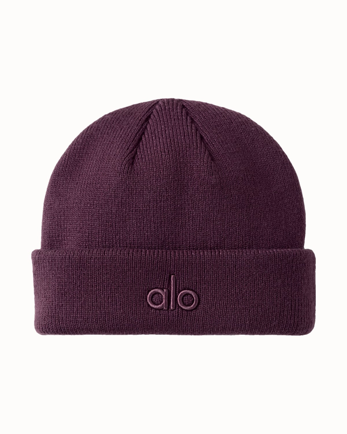 Alo Yoga Notable beanie in burgundy - Luxe Digital