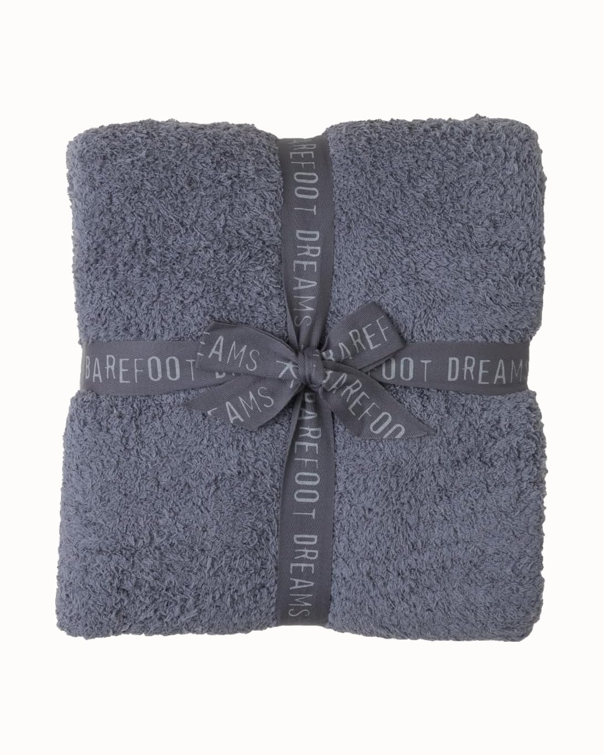 Barefoot Dreams CozyChic throw folded with a ribbon - Luxe Digital