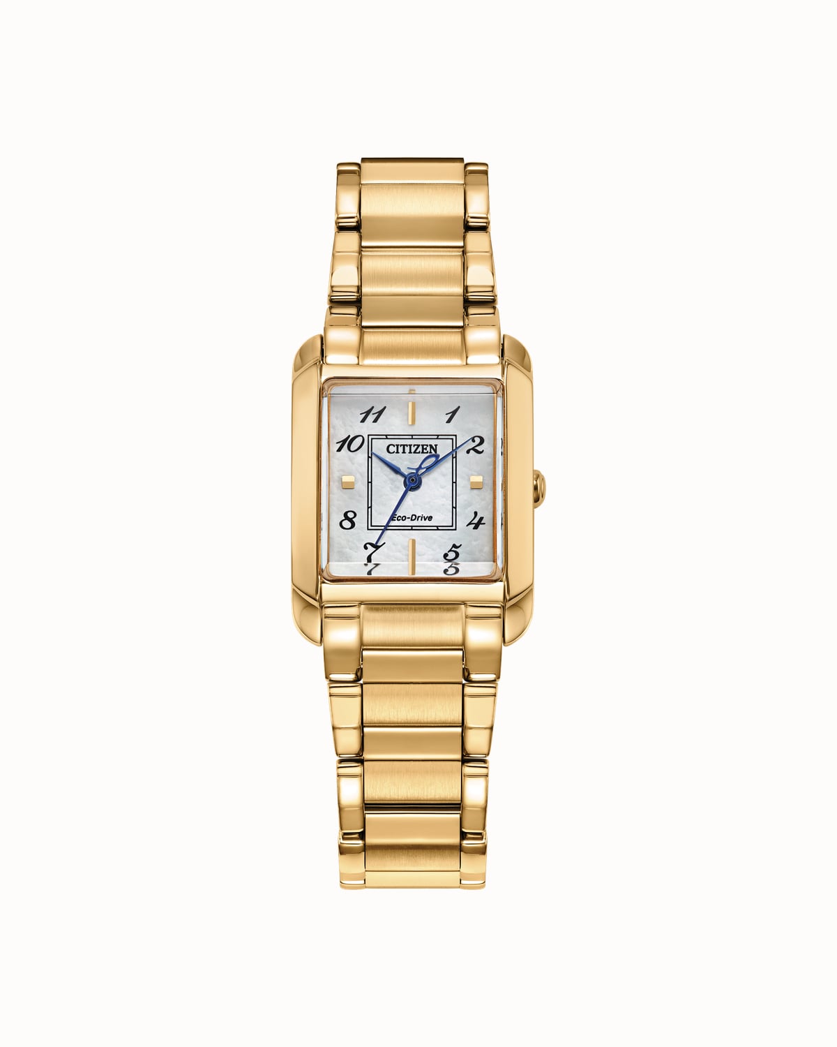 Citizen L Bianca Eco-Drive watch with a gold-tone bracelet - Luxe Digital