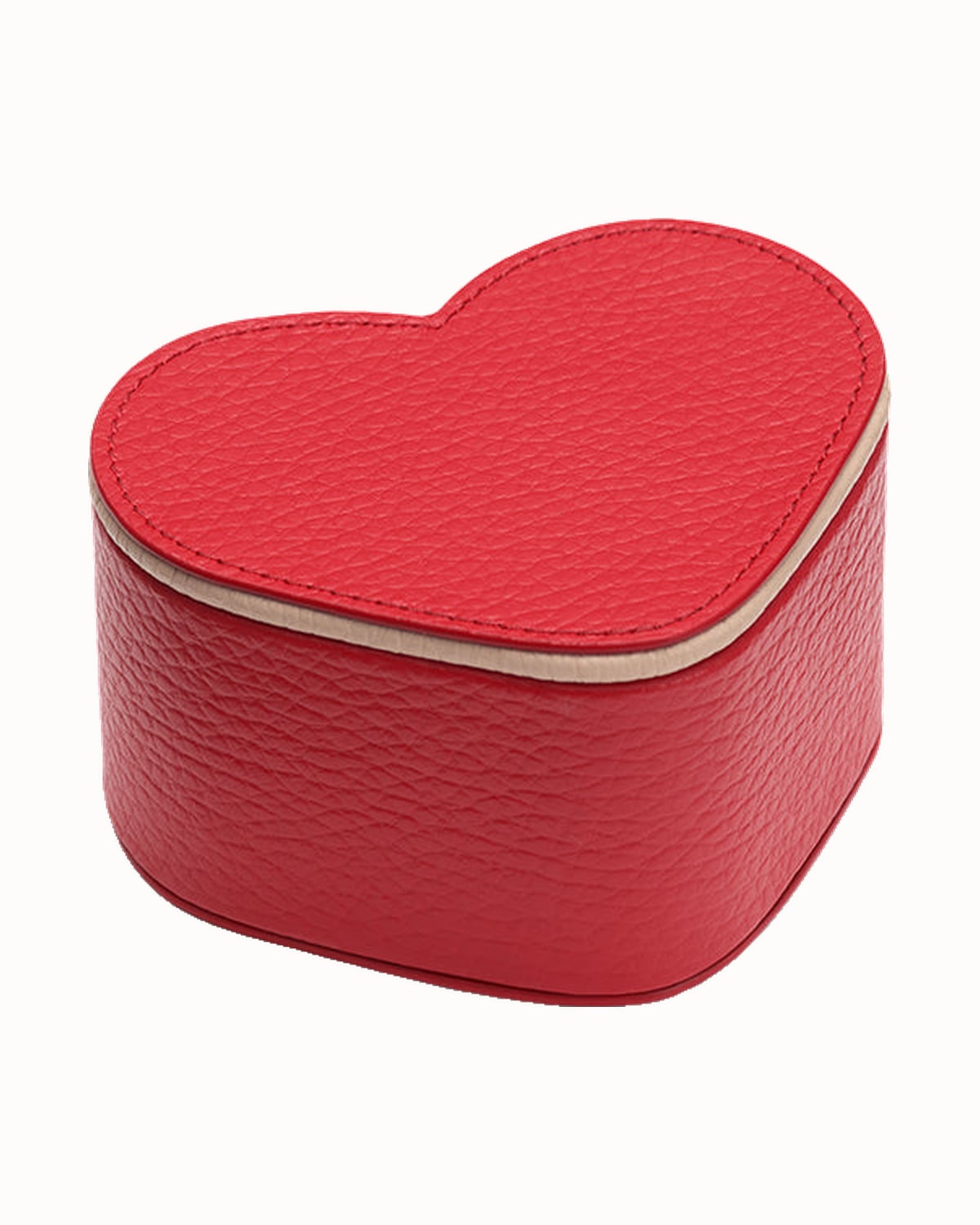 Cuyana red leather heart organizer case - Luxe Digital