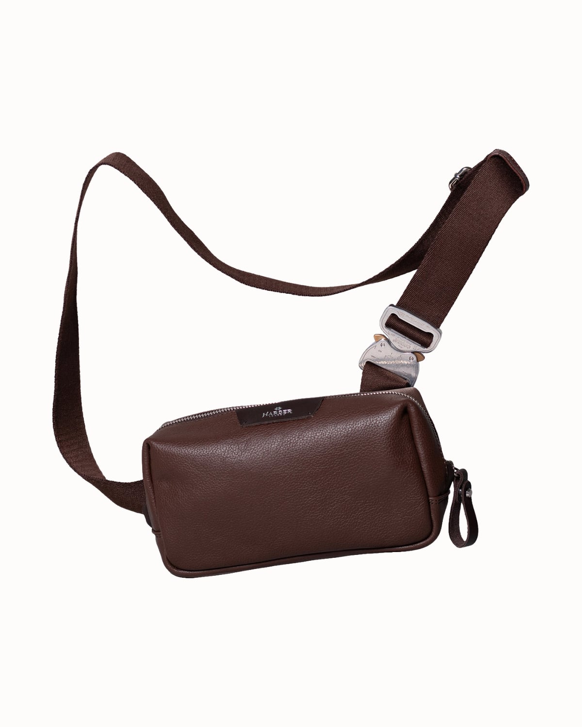 Harber London leather crossbody bag in brown - Luxe Digital