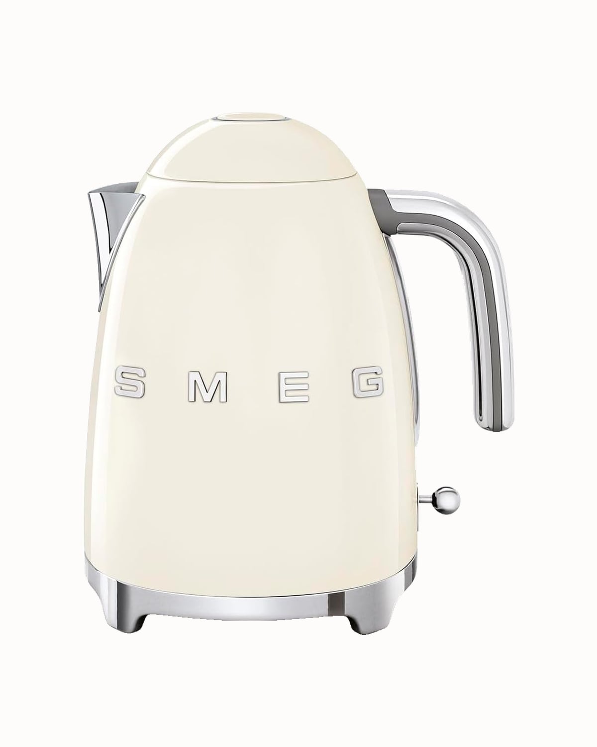 Smeg retro electric kettle in cream - Luxe Digital