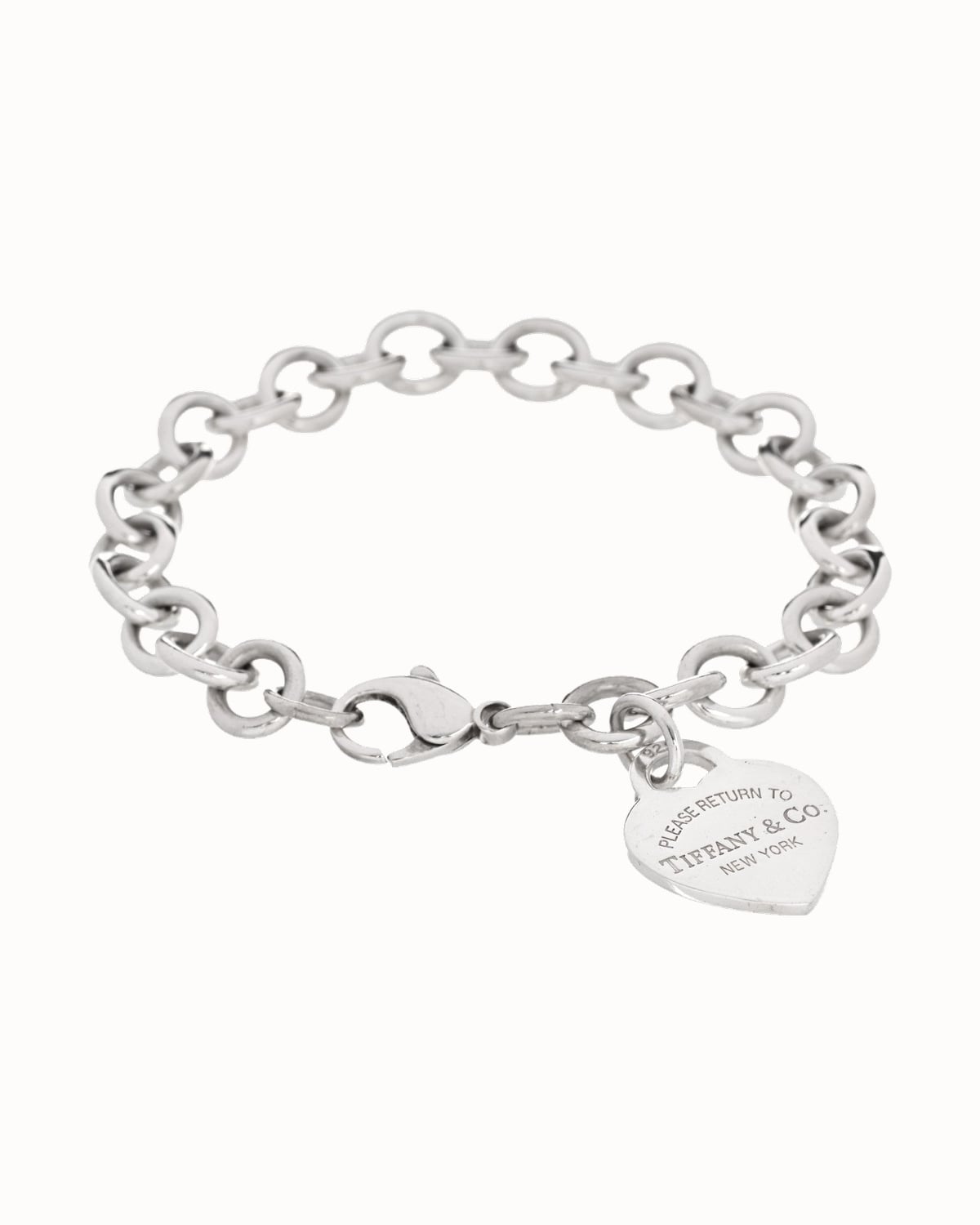 Tiffany Return to Tiffany heart tag bracelet in sterling silver - Luxe Digital