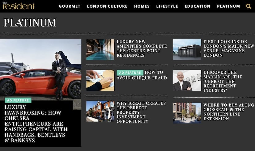 best luxury magazine The Resident - Luxe Digital