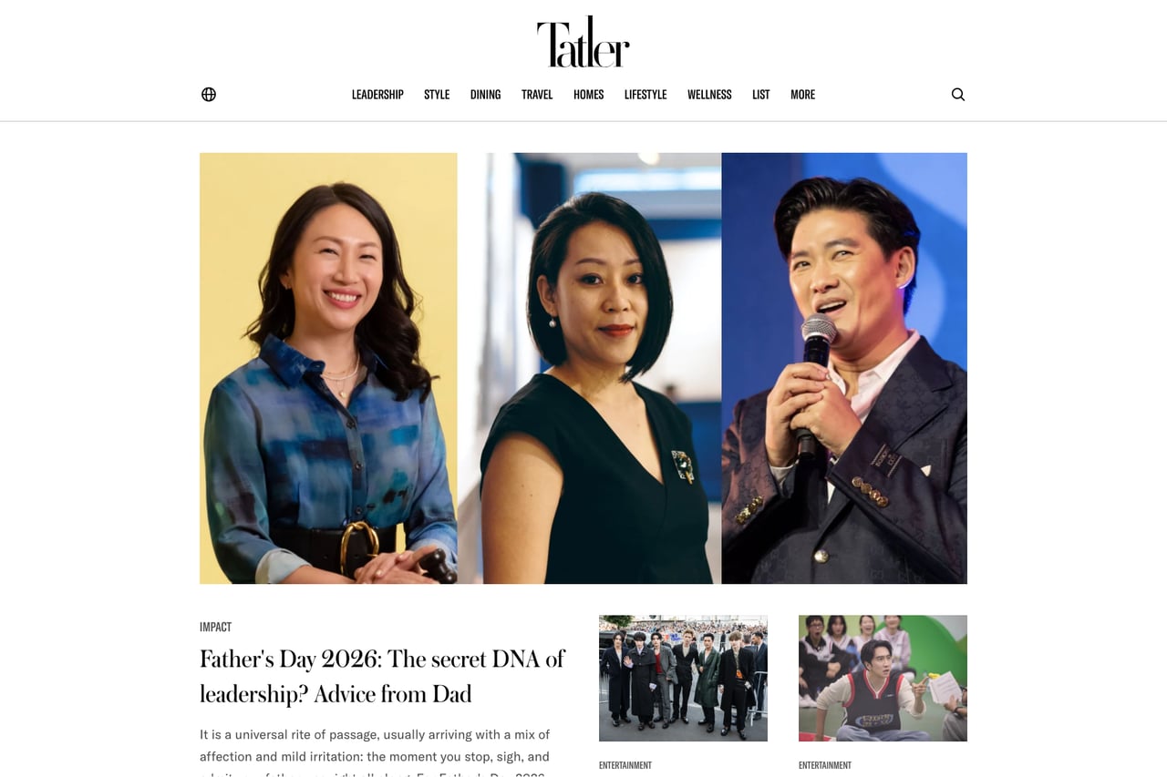 Tatler Asia homepage