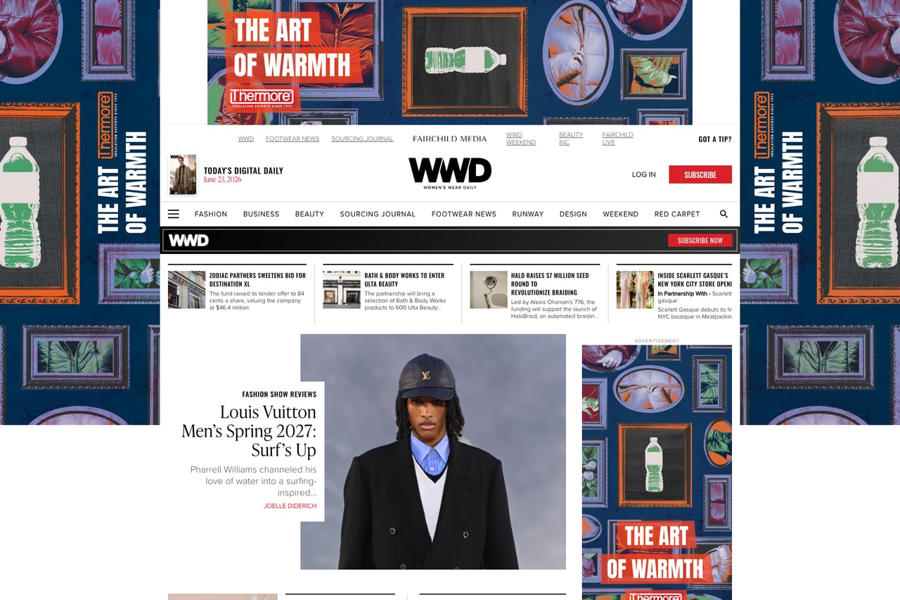 WWD homepage