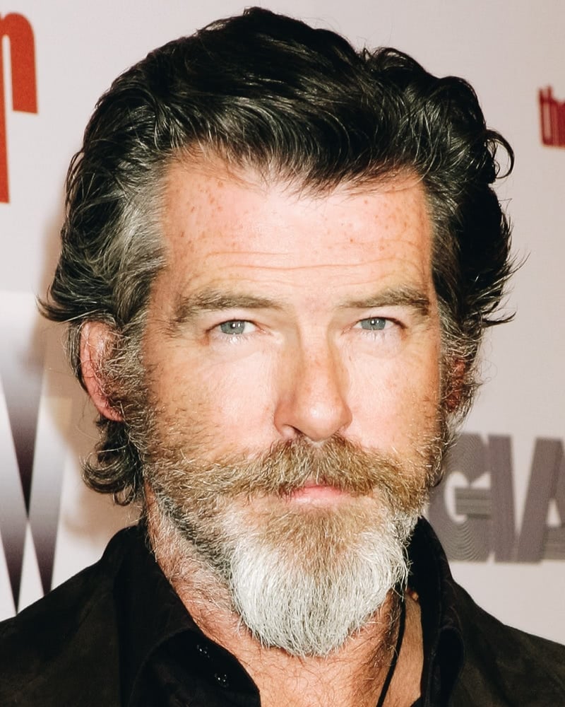 best medium length hairstyles men slicked back beard - Luxe Digital