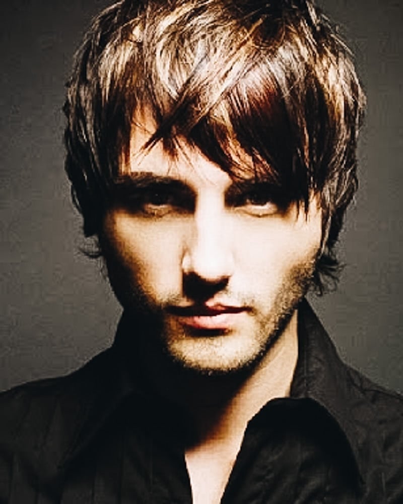 best medium length hairstyles men structured fringe - Luxe Digital
