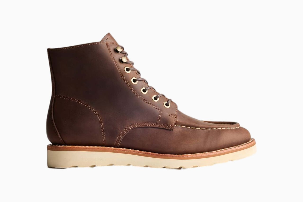 best desert boots men quince crafted leather moc toe boot cafe - Luxe Digital