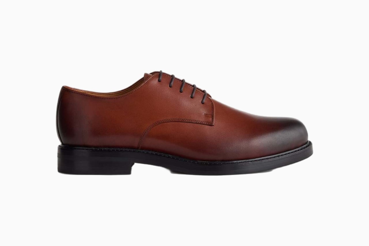 best men dress shoes quince calfskin leather derby - Luxe Digital